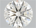 Natural Diamond 1.01 Carats, Round with Very Good Cut, J Color, I1 Clarity and Certified by GIA