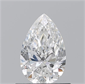 Natural Diamond 0.70 Carats, Pear with  Cut, F Color, SI2 Clarity and Certified by GIA