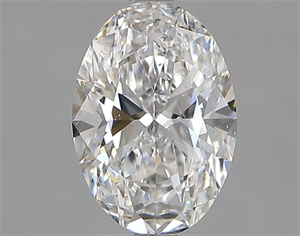 Picture of Natural Diamond 0.70 Carats, Oval with  Cut, D Color, SI1 Clarity and Certified by GIA
