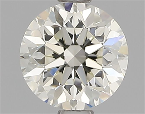 Picture of Natural Diamond 0.92 Carats, Round with Very Good Cut, L Color, VVS2 Clarity and Certified by IGI