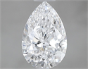 Natural Diamond 0.78 Carats, Pear with  Cut, D Color, SI1 Clarity and Certified by GIA