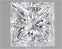 Natural Diamond 1.01 Carats, Princess with  Cut, E Color, SI2 Clarity and Certified by GIA