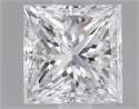 Natural Diamond 1.01 Carats, Princess with  Cut, E Color, SI2 Clarity and Certified by GIA