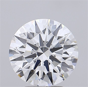Picture of Lab Grown Diamond 3.58 Carats, Round with Ideal Cut, E Color, VVS2 Clarity and Certified by IGI