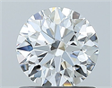 Natural Diamond 0.83 Carats, Round with Excellent Cut, E Color, VVS1 Clarity and Certified by GIA