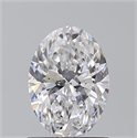 Natural Diamond 1.11 Carats, Oval with  Cut, D Color, SI1 Clarity and Certified by GIA