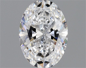 Picture of Natural Diamond 0.50 Carats, Oval with  Cut, D Color, SI2 Clarity and Certified by GIA