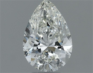 Picture of Natural Diamond 0.50 Carats, Pear with  Cut, H Color, VVS2 Clarity and Certified by IGI