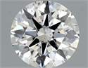 Natural Diamond 0.72 Carats, Round with Excellent Cut, G Color, SI2 Clarity and Certified by GIA