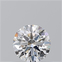 Natural Diamond 0.52 Carats, Round with Excellent Cut, E Color, VVS2 Clarity and Certified by GIA