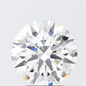 Picture of Lab Grown Diamond 3.05 Carats, Round with Ideal Cut, E Color, VS1 Clarity and Certified by IGI