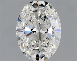 Picture of Natural Diamond 0.90 Carats, Oval with  Cut, G Color, SI2 Clarity and Certified by GIA