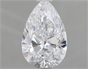 Natural Diamond 1.01 Carats, Pear with  Cut, D Color, SI2 Clarity and Certified by GIA