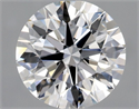 Natural Diamond 1.58 Carats, Round with Excellent Cut, G Color, IF Clarity and Certified by GIA