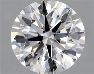 Picture of Natural Diamond 1.58 Carats, Round with Excellent Cut, G Color, IF Clarity and Certified by GIA