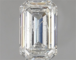 Foto Diamante Natural 1.01 quilates, Esmeralda , Color G, claridad SI2 y certificado HRD de