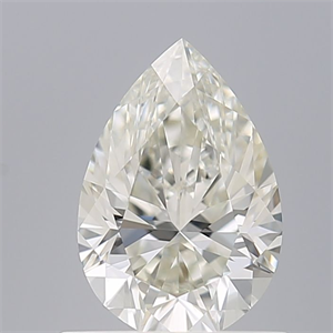 Picture of Natural Diamond 0.70 Carats, Pear with  Cut, H Color, VVS2 Clarity and Certified by IGI