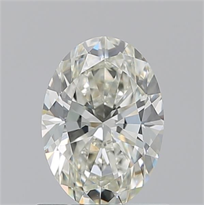 Picture of Natural Diamond 0.90 Carats, Oval with  Cut, J Color, VVS2 Clarity and Certified by GIA