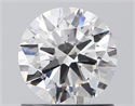Natural Diamond 0.90 Carats, Round with Very Good Cut, D Color, VS2 Clarity and Certified by GIA
