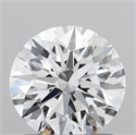 Lab Grown Diamond 1.05 Carats, Round with Ideal Cut, E Color, VVS1 Clarity and Certified by IGI