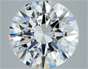 Natural Diamond 2.26 Carats, Round with Excellent Cut, E Color, VVS1 Clarity and Certified by GIA