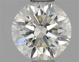 Picture of Natural Diamond 0.50 Carats, Round with Very Good Cut, I Color, VS2 Clarity and Certified by IGI