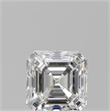 Natural Diamond 0.90 Carats, Asscher with  Cut, G Color, VVS1 Clarity and Certified by GIA