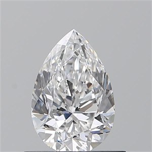 Picture of Natural Diamond 0.70 Carats, Pear with  Cut, D Color, VVS2 Clarity and Certified by GIA