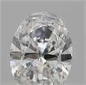 Natural Diamond 0.19 Carats, Oval with  Cut, D Color, VS1 Clarity and Certified by IGI