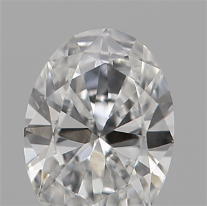 Picture of Natural Diamond 0.19 Carats, Oval with  Cut, D Color, VS1 Clarity and Certified by IGI