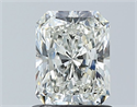 Natural Diamond 1.01 Carats, Radiant with  Cut, I Color, SI1 Clarity and Certified by GIA