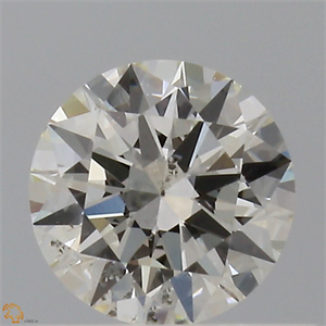 Picture of Natural Diamond 0.40 Carats, Round with Excellent Cut, J Color, SI2 Clarity and Certified by GIA