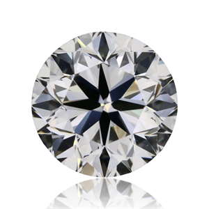 Picture of Natural Diamond 1.01 Carats, Round with Very Good Cut, H Color, VS2 Clarity and Certified by GIA