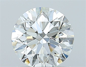 Picture of Natural Diamond 0.90 Carats, Round with Excellent Cut, I Color, VVS2 Clarity and Certified by GIA