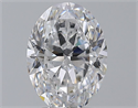 Natural Diamond 2.50 Carats, Oval with  Cut, D Color, SI1 Clarity and Certified by GIA