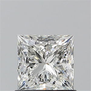 Picture of Natural Diamond 1.00 Carats, Princess with  Cut, I Color, VVS2 Clarity and Certified by GIA