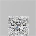 Natural Diamond 1.01 Carats, Princess with  Cut, F Color, VS2 Clarity and Certified by GIA