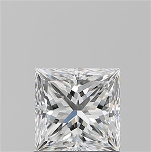 Picture of Natural Diamond 1.01 Carats, Princess with  Cut, F Color, VS2 Clarity and Certified by GIA