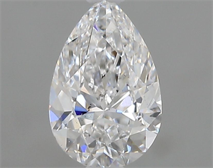Picture of Natural Diamond 0.50 Carats, Pear with  Cut, D Color, SI1 Clarity and Certified by GIA