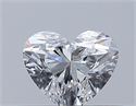 Natural Diamond 0.32 Carats, Heart with  Cut, D Color, VS1 Clarity and Certified by GIA