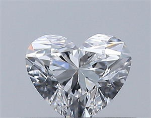 Picture of Natural Diamond 0.32 Carats, Heart with  Cut, D Color, VS1 Clarity and Certified by GIA