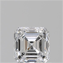 Diamante Natural 0.90 quilates, Asscher , Color E, claridad VVS2 y certificado GIA