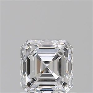 Foto Diamante Natural 0.90 quilates, Asscher , Color E, claridad VVS2 y certificado GIA de