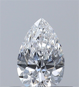 Foto Diamante Natural 0.31 quilates, De pera , Color D, claridad VVS2 y certificado GIA de