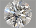 Natural Diamond 0.71 Carats, Round with Excellent Cut, G Color, SI2 Clarity and Certified by GIA