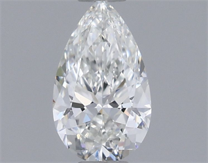 Picture of Natural Diamond 0.40 Carats, Pear with  Cut, G Color, VS2 Clarity and Certified by GIA