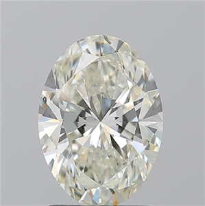 Picture of Natural Diamond 2.02 Carats, Oval with  Cut, K Color, SI2 Clarity and Certified by GIA