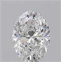 Natural Diamond 1.01 Carats, Oval with  Cut, G Color, VS1 Clarity and Certified by GIA
