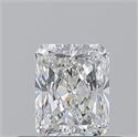 Natural Diamond 0.50 Carats, Radiant with  Cut, G Color, VS2 Clarity and Certified by GIA