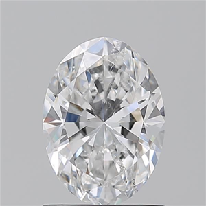 Picture of Natural Diamond 1.20 Carats, Oval with  Cut, E Color, SI2 Clarity and Certified by GIA